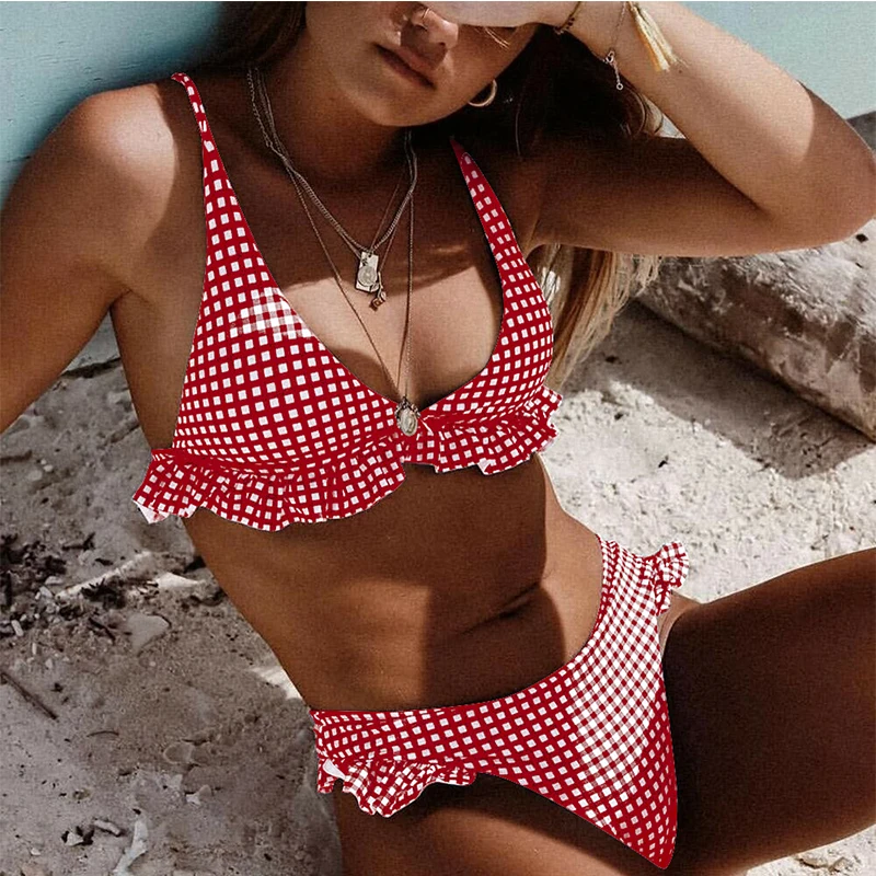 JSNC13A NEW 2020 hot Style wholesale Swimwear lace Checkered pattern sexy woman bikini, White, black ,red ,dark green, yellow
JSNC13A NEW 2020 hot Style wholesale Swimwear lace Checkered pattern sexy woman bikini, White, black ,red ,dark green, yellow