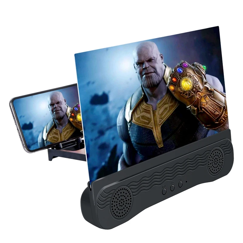 mobile phone hd projection screen amplifier Wireless speaker mobile phone screen amplifier magnifier magnifier mobile phone 3d, Black
mobile phone hd projection screen amplifier Wireless speaker mobile phone screen amplifier magnifier magnifier mobile phone 3d, Black