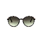 FONHCOO Super September Custom Fashion Green Round Frame Thin Temple Plastic Sun Glasses