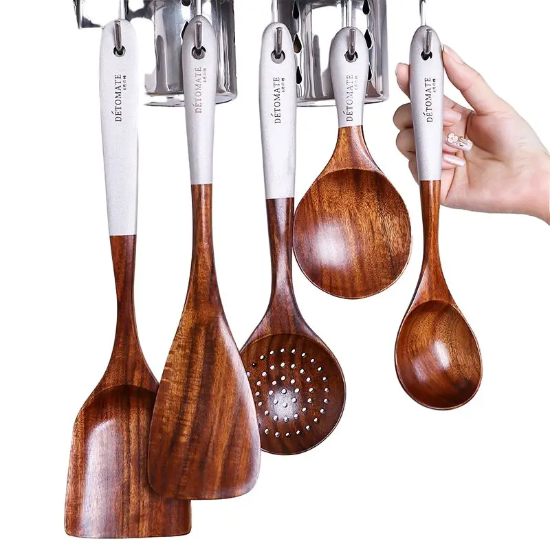 Simple Teak Kitchenware Wooden Cooking Tool Tableware Household Kitchen Supplies
Simple Teak Kitchenware Wooden Cooking Tool Tableware Household Kitchen Supplies