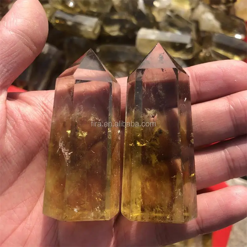 high quality natural smoky citrine quartz crystal