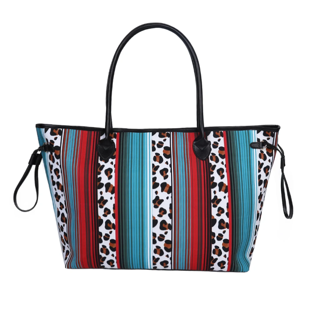 Wholesale Serape Leopard Stripe Fashion Lady Handbag Tote Women Canvas Weekender Tote Bag Female Overnight Shoulder Bag, As pics
Wholesale Serape Leopard Stripe Fashion Lady Handbag Tote Women Canvas Weekender Tote Bag Female Overnight Shoulder Bag, As pics