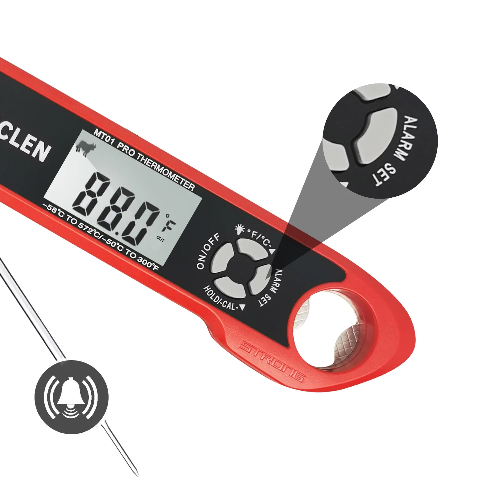 Folding Waterproof Digital Instant Read Bbq Meat Kitchen Cooking Thermometer On Sale, Picture
Folding Waterproof Digital Instant Read Bbq Meat Kitchen Cooking Thermometer On Sale, Picture