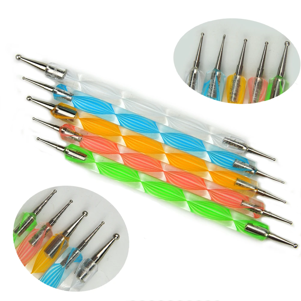 COSCELIA Wholesale 5pcs Dotting Pens Double Head Point Pen for Nail Art Dotting Tool Professional Suppliers Rhinestone Handle
COSCELIA Wholesale 5pcs Dotting Pens Double Head Point Pen for Nail Art Dotting Tool Professional Suppliers Rhinestone Handle