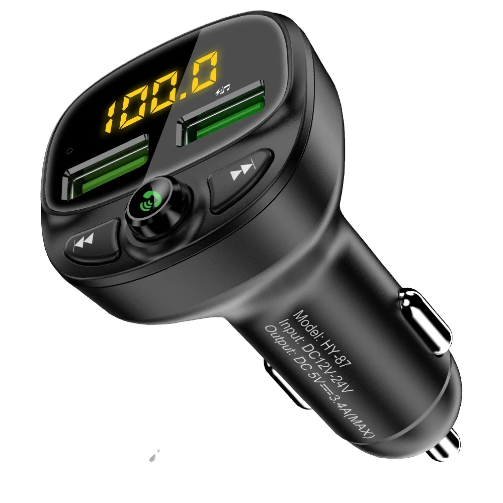 FLOVEME Free Shipping Dual Ports USB Charger TF card U Disk FM MP3 Player Car Charger For Mobile Phone, Black
FLOVEME Free Shipping Dual Ports USB Charger TF card U Disk FM MP3 Player Car Charger For Mobile Phone, Black