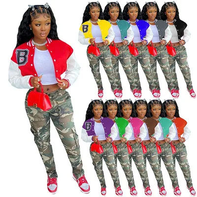 New fashion print 12 colors plus size fall short baseball women jackets and coats 2021
New fashion print 12 colors plus size fall short baseball women jackets and coats 2021
