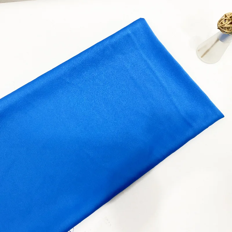 Polyester stretch imitation acetate fabric imitation acetate satin fabric blue stock 220g satin pure silk fabric
Polyester stretch imitation acetate fabric imitation acetate satin fabric blue stock 220g satin pure silk fabric