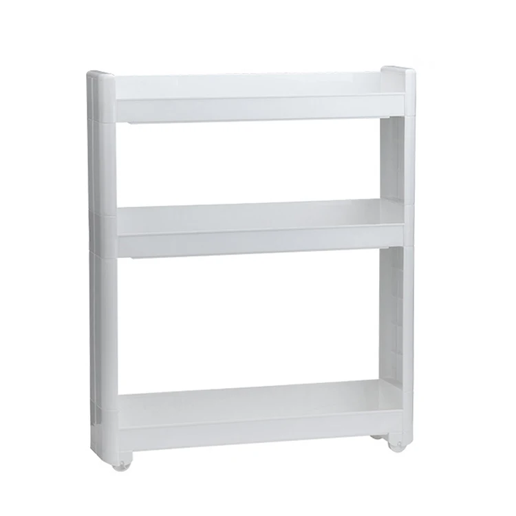 Household white plastic storage rack trolley slim 3-tier kitchen storage rack for food, White,beige
Household white plastic storage rack trolley slim 3-tier kitchen storage rack for food, White,beige