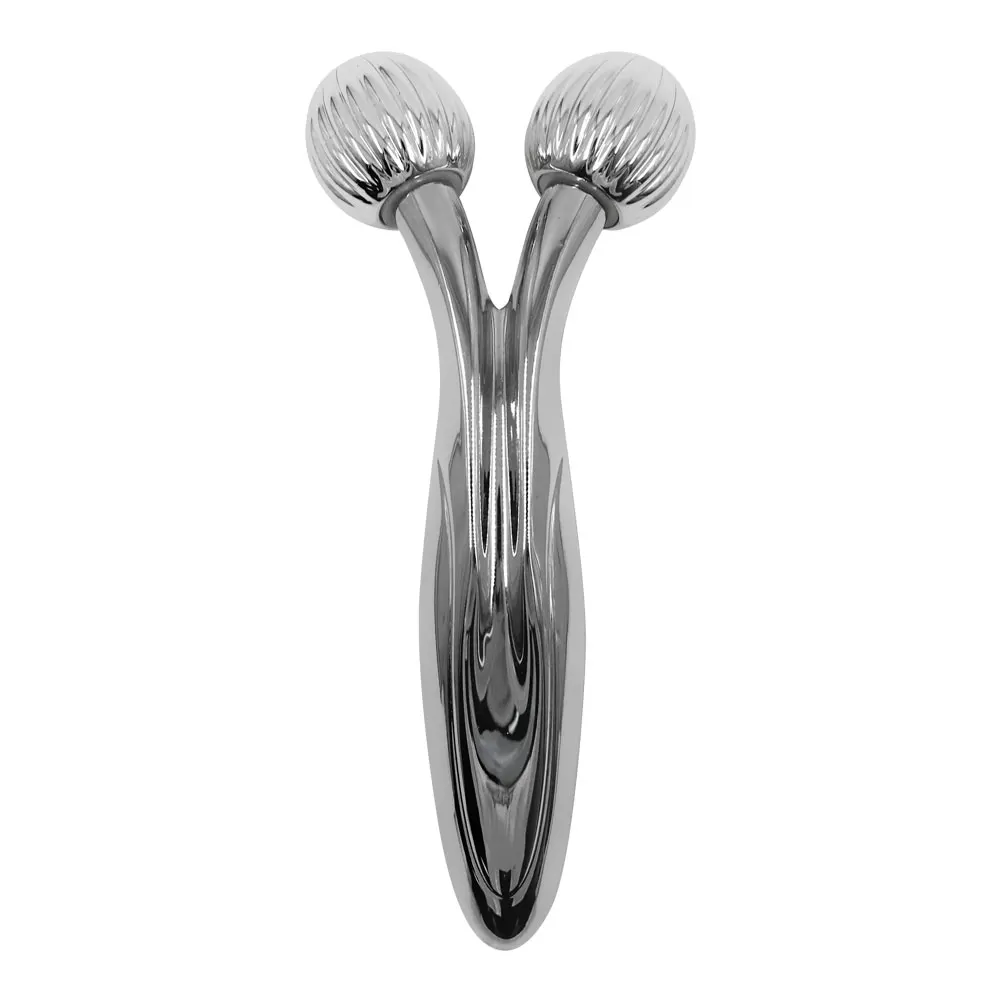 BEPERFECT OEM ODM Customized logo 3D face eye neck beauty massage metal facial roller set beauty roller, Silver 
BEPERFECT OEM ODM Customized logo 3D face eye neck beauty massage metal facial roller set beauty roller, Silver