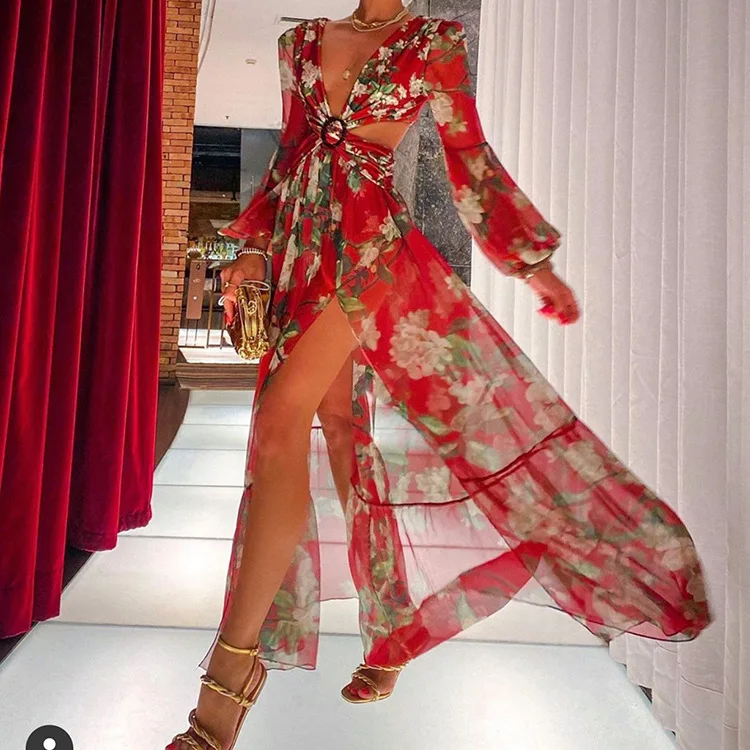 Hot Sales Manufacturing Wholesale Customized Women Printed Long Dress Fashion Clothing Long Sleeve Hollow Floral Long Dress
Hot Sales Manufacturing Wholesale Customized Women Printed Long Dress Fashion Clothing Long Sleeve Hollow Floral Long Dress
