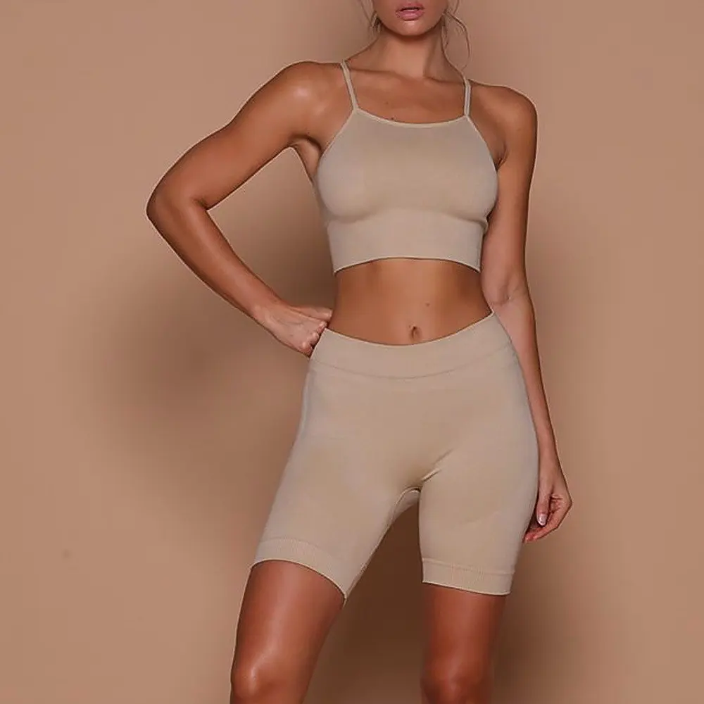 High Performance Seamless Women Outfit Activewear Sports Bra And High Waist Short Set Gym Wear Yoga Suit, As picture
High Performance Seamless Women Outfit Activewear Sports Bra And High Waist Short Set Gym Wear Yoga Suit, As picture
