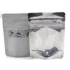 Custom printed 1 lb mylar bags 3.5g doypack front clear back foil aluminum foil pouch