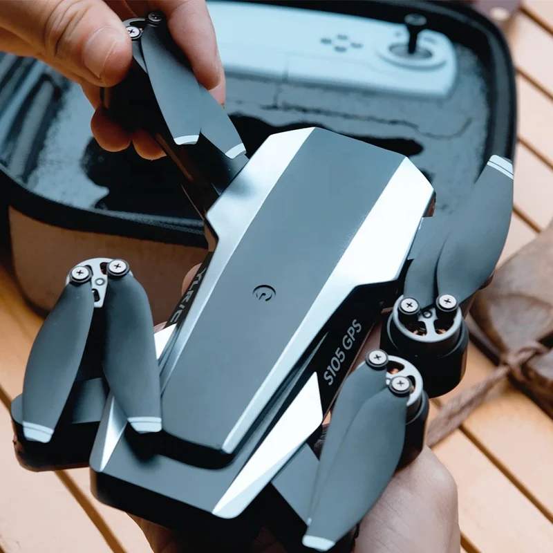 Amiqi S105 Drones 5G Brushless Electric Adjustment Wifi Camera With 4K Hd 1080P Wifi Fpv Visual Dual Camera Gps Drones
Amiqi S105 Drones 5G Brushless Electric Adjustment Wifi Camera With 4K Hd 1080P Wifi Fpv Visual Dual Camera Gps Drones