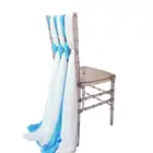 Chiavari Chair Sashes Fancy Wedding Chiffon Sash Cover For Chiavari Chair Decorative