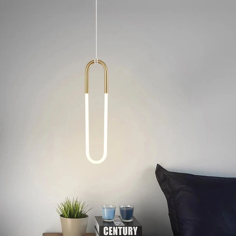 Nordic U shape LED Lamp Modern Gold Pendant Light for bedroom Hanging Lamp Restaurant Living room dining room bar Pendant light
Nordic U shape LED Lamp Modern Gold Pendant Light for bedroom Hanging Lamp Restaurant Living room dining room bar Pendant light
