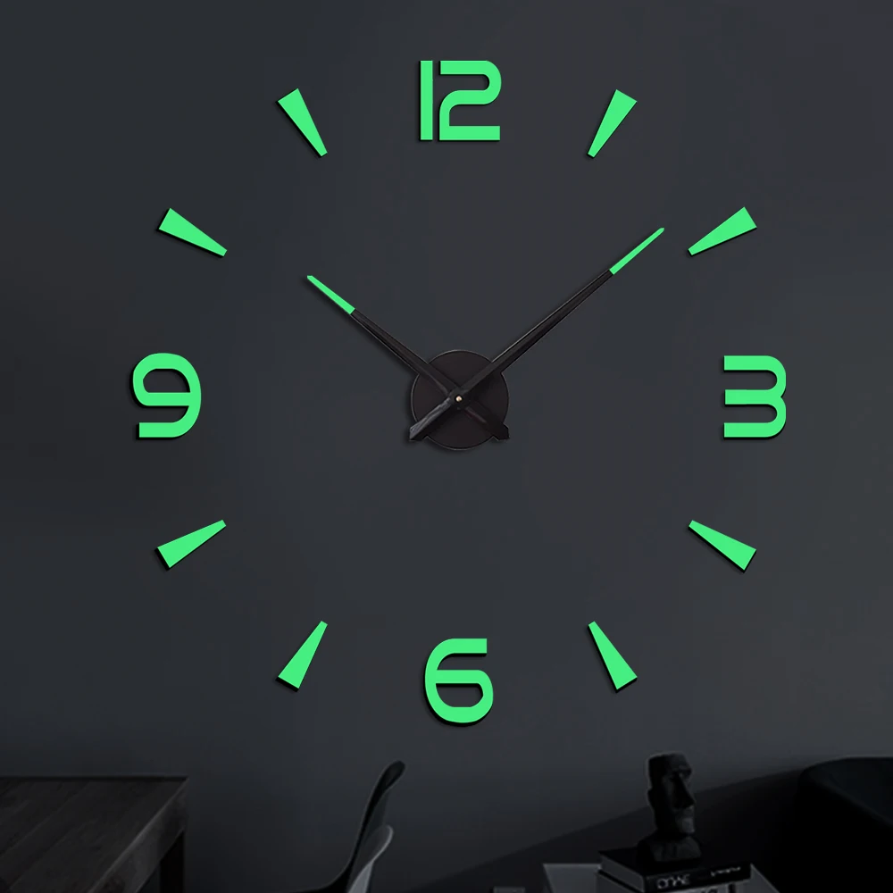 M.Sparkling 2020 New Diy Creative Living Room 3D Digital Large Watch diy Luminous Wall Clock
M.Sparkling 2020 New Diy Creative Living Room 3D Digital Large Watch diy Luminous Wall Clock