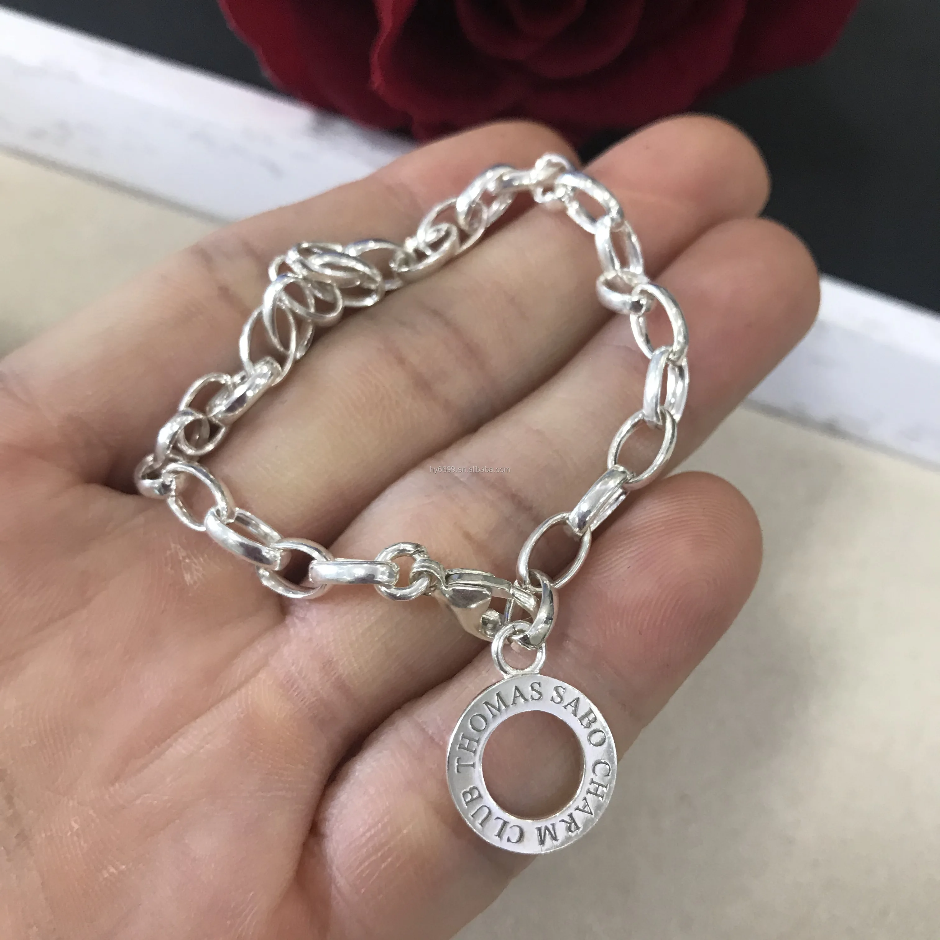 Wholesale Price 925 Sterling Silver Round Chain Bracelet thomassabo jewelry bracelets, Silver color
Wholesale Price 925 Sterling Silver Round Chain Bracelet thomassabo jewelry bracelets, Silver color