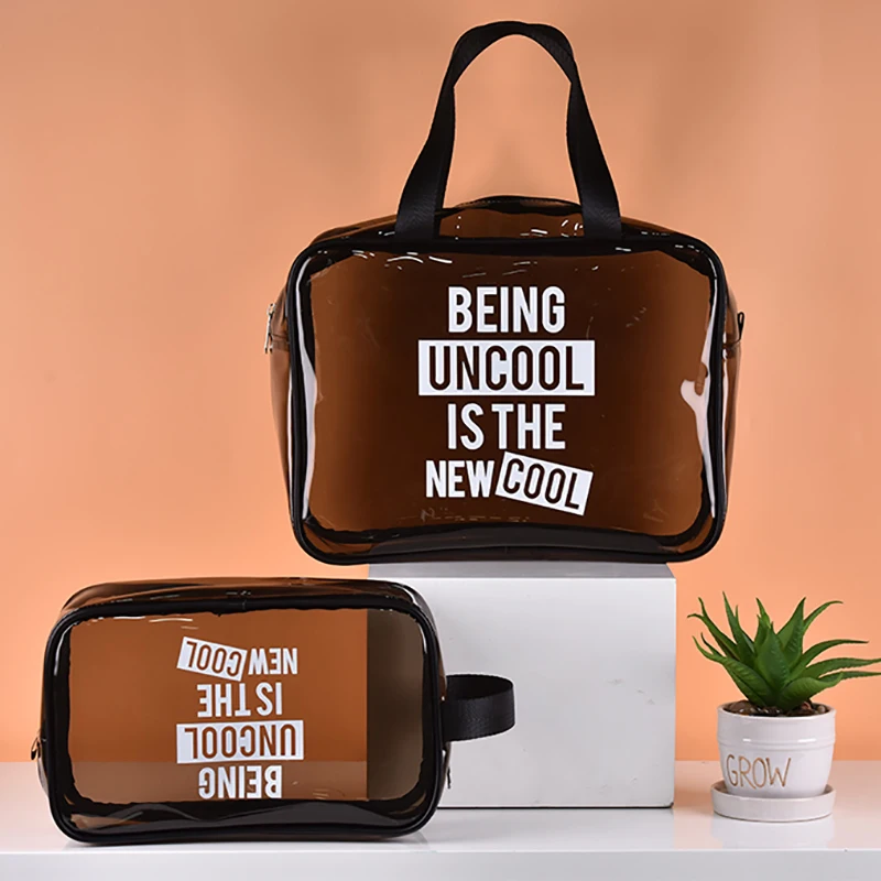 Wholesale Promotion Custom Women Bulk Waterproof Makeup Large Clear PVC Transparent Wash Cosmetic Bag, Customized color
Wholesale Promotion Custom Women Bulk Waterproof Makeup Large Clear PVC Transparent Wash Cosmetic Bag, Customized color