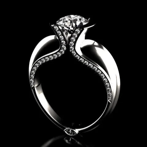 2020 Factory Wholesale Fashionable Platinum Plated loving heart Wedding engagement rings for Women, Silver color
2020 Factory Wholesale Fashionable Platinum Plated loving heart Wedding engagement rings for Women, Silver color