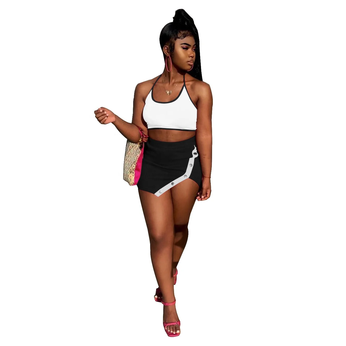 OEM Manufacture Hot Selling In Stock Summer Good Quality 2 Piece Backless Button Dresses Women Sexy, Shown
OEM Manufacture Hot Selling In Stock Summer Good Quality 2 Piece Backless Button Dresses Women Sexy, Shown