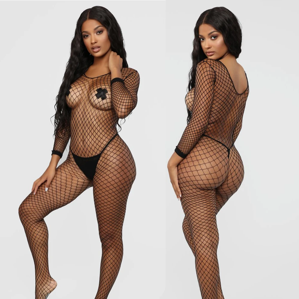 European and American sexy body sculpting suit long-sleeved corset one-piece sexy lingerie, Black
European and American sexy body sculpting suit long-sleeved corset one-piece sexy lingerie, Black