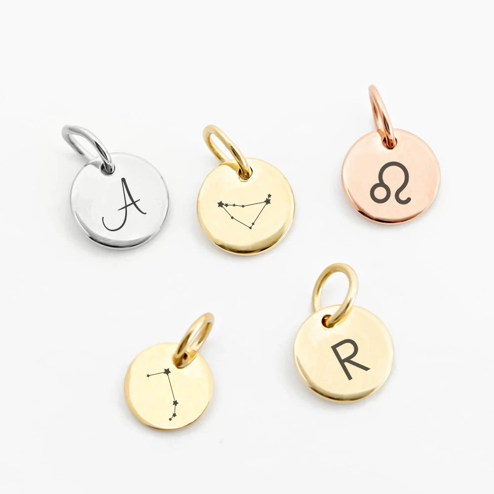 Designer Letters Charms for Diy Bracelet Gold Charms for Making Zodiac Jewelry Disc Coin 14k Gold Pendant for Jewelry Findings
Designer Letters Charms for Diy Bracelet Gold Charms for Making Zodiac Jewelry Disc Coin 14k Gold Pendant for Jewelry Findings