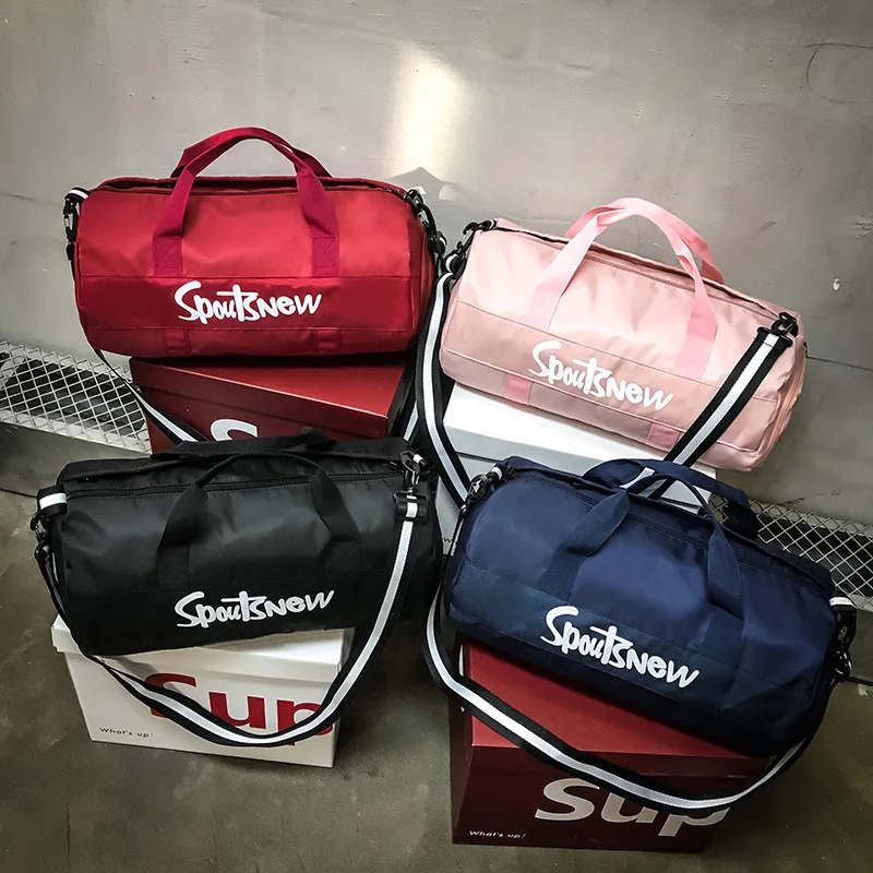 Osgoodway2 unisex custom fashion outdoor duffel bag nylon waterproof dry wet separation gym sports travel bag, Black, red, navy, pink
Osgoodway2 unisex custom fashion outdoor duffel bag nylon waterproof dry wet separation gym sports travel bag, Black, red, navy, pink