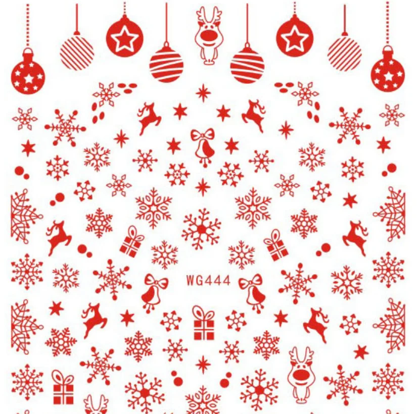 WG444-445 2021 new color strap glue nail stickers winter laser snowflake nail stickers
WG444-445 2021 new color strap glue nail stickers winter laser snowflake nail stickers