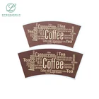 Paper Fan Newest Design Colorful Printed Paper Cup Fan For Paper Cup