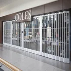 Interior Temporary Pvc Sliding Fabric Transparent Industry Garage Folding Door