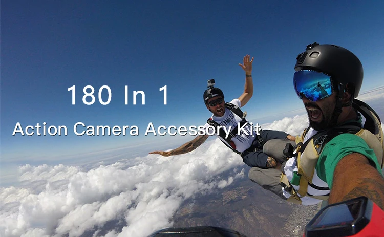 2019 Action Camera Accessories Kit Mount For Gopro Hero 5 6 7 Yi 4K Mounting