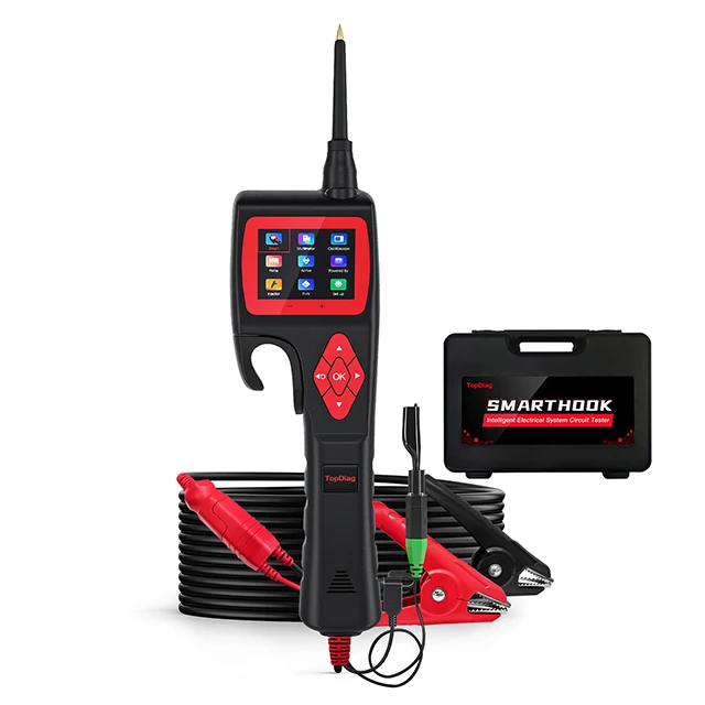 Circuit Tester Power Probe P200 SMARTHOOK Diagnose Vehicle Electrical System Circuit Problem P200 JDiag Smart
Circuit Tester Power Probe P200 SMARTHOOK Diagnose Vehicle Electrical System Circuit Problem P200 JDiag Smart