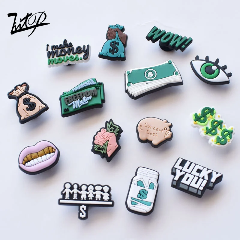 The dollar series Custom Colors Logo cosmetics LOGO Charms fit for Clog Shoes and purse croc designer charms
The dollar series Custom Colors Logo cosmetics LOGO Charms fit for Clog Shoes and purse croc designer charms