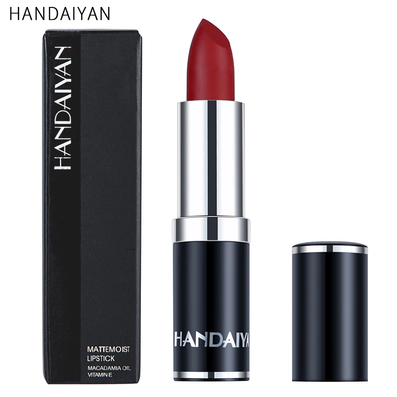 HANDAIYAN Matte Lipstick Long Lasting Lip Balm Velvet Moisturizing Lipstick, 12 colors
HANDAIYAN Matte Lipstick Long Lasting Lip Balm Velvet Moisturizing Lipstick, 12 colors