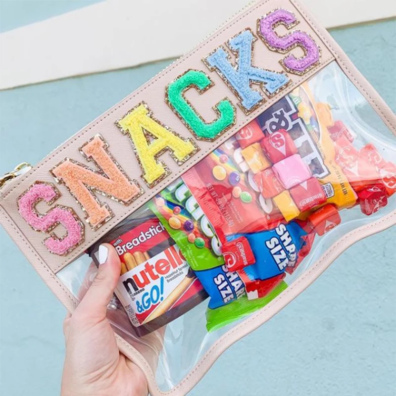 Low MOQ Stock Clear Chenille Patches Waterproof PVC Zipper Transparent Toiletry Wash Bag Pouch Makeup Organizer Cosmetic Bag
Low MOQ Stock Clear Chenille Patches Waterproof PVC Zipper Transparent Toiletry Wash Bag Pouch Makeup Organizer Cosmetic Bag