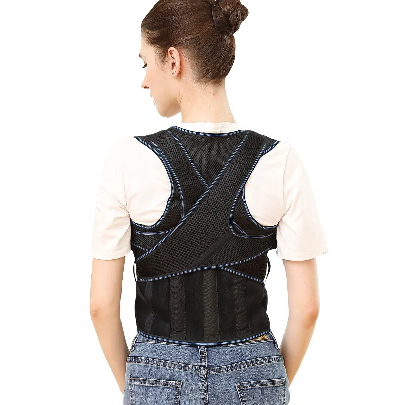 Adjustable Scoliosis Spine Corset Posture Corrector Back Support Brace Belt for Men Women Kids, Black
Adjustable Scoliosis Spine Corset Posture Corrector Back Support Brace Belt for Men Women Kids, Black
