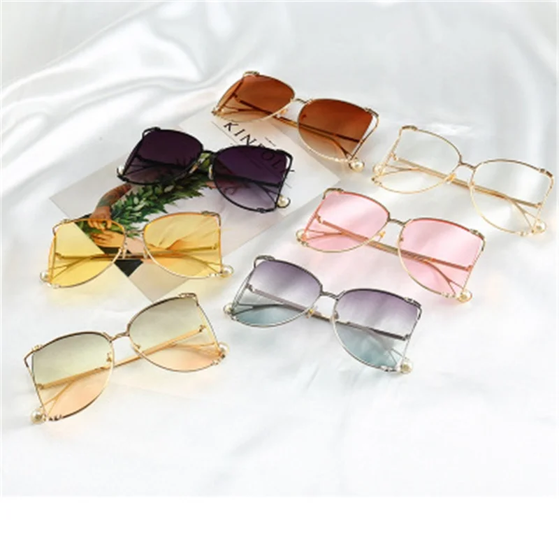 Newest Fashionable Metal Sun Glasses Luxury Pearl Oversized Women Sunglasses, 7 colors
Newest Fashionable Metal Sun Glasses Luxury Pearl Oversized Women Sunglasses, 7 colors