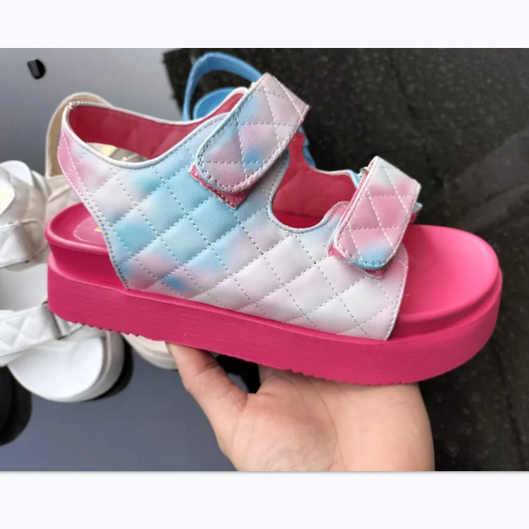 2022 Summer New Rainbow Sandals Women's Muffin Bottom Thick Bottom Roman Sandals Thick Bottom Slippers
2022 Summer New Rainbow Sandals Women's Muffin Bottom Thick Bottom Roman Sandals Thick Bottom Slippers