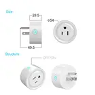 WiFi Wireless Remote Control Timer Switch Smart Power Socket Outlet US Plug with Alexa Google Home