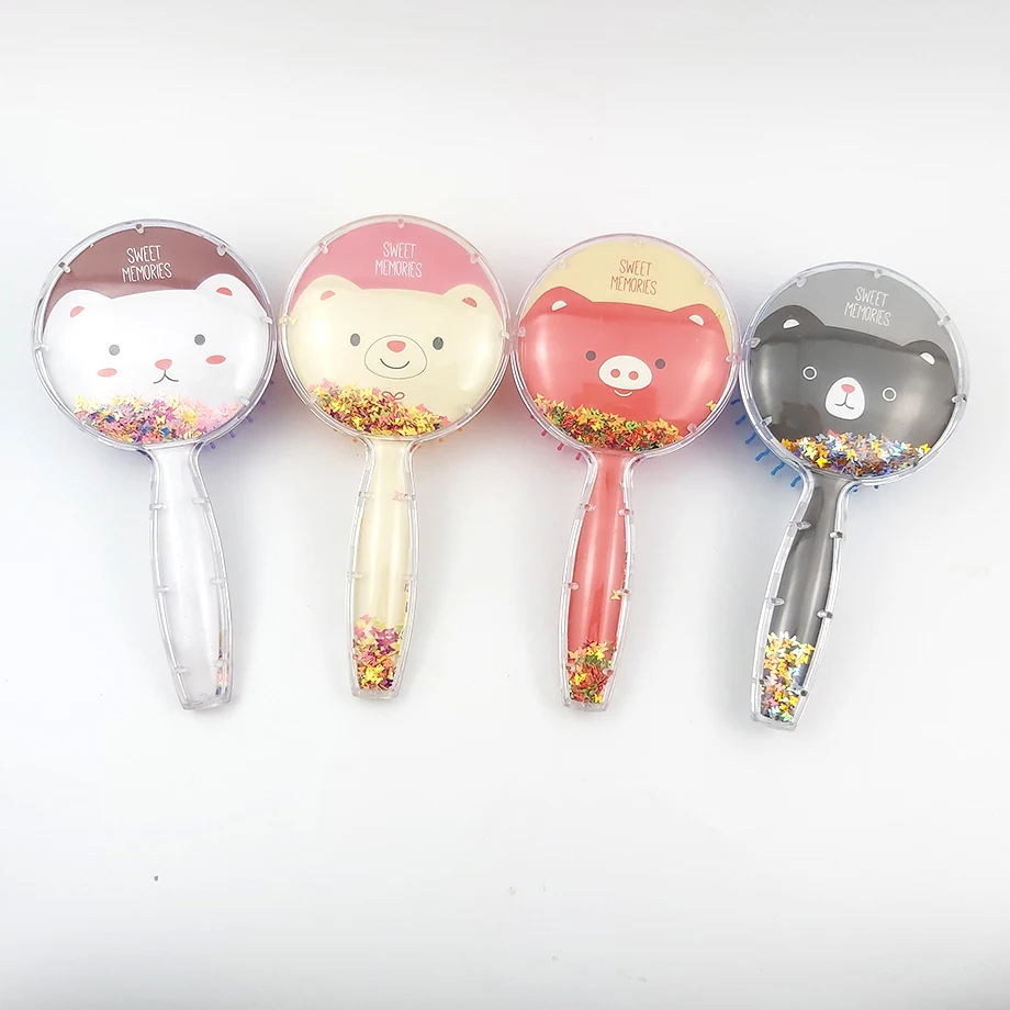 Wholesale Pattern bear butterfly sequins comb massage children comb cute girl carry long hair brush
Wholesale Pattern bear butterfly sequins comb massage children comb cute girl carry long hair brush