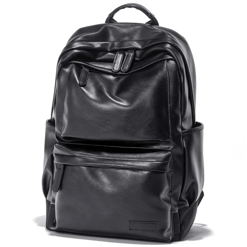 Wholesale leather backpack man fashion style bag PU leather school backpack leather, Black brown blue gray and customized
Wholesale leather backpack man fashion style bag PU leather school backpack leather, Black brown blue gray and customized