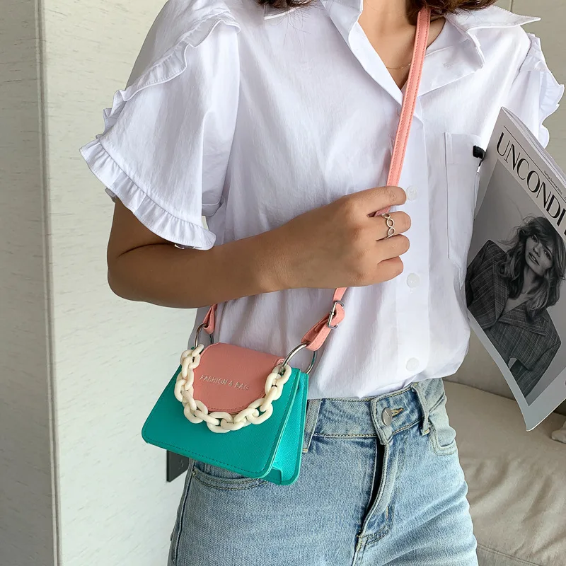 2021 New Fashion Trendy Celebrity Western Style One Shoulder Trend Messenger Bag Chain Women Small Square Bag
2021 New Fashion Trendy Celebrity Western Style One Shoulder Trend Messenger Bag Chain Women Small Square Bag