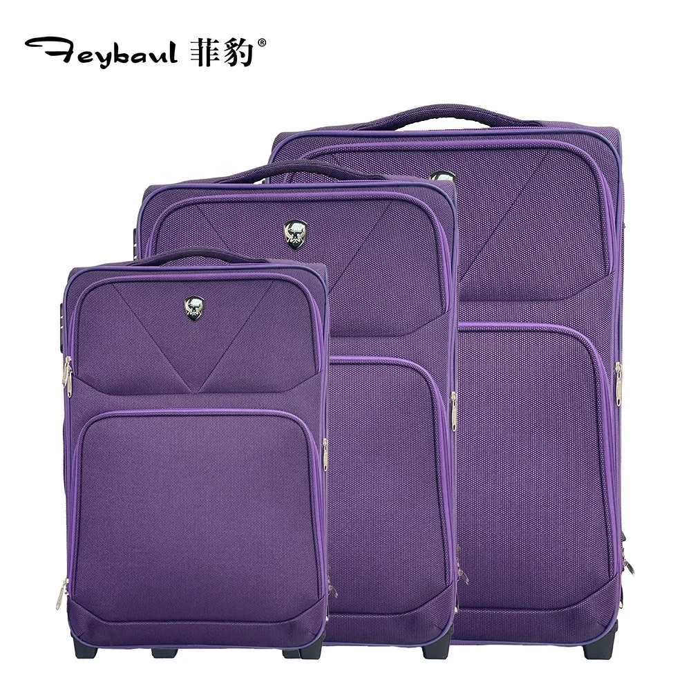 Cheap price luggage Polyester material luggage travel trolley bags, Purple, red, black,customized
Cheap price luggage Polyester material luggage travel trolley bags, Purple, red, black,customized