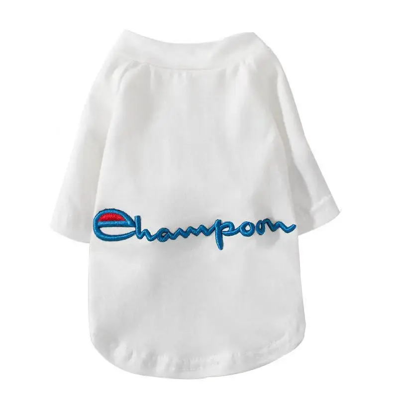 Cat clothes spring and summer thin style breathable method dou teddy T-shirt small dog short sleeve pet spring clothing wholesal
Cat clothes spring and summer thin style breathable method dou teddy T-shirt small dog short sleeve pet spring clothing wholesal