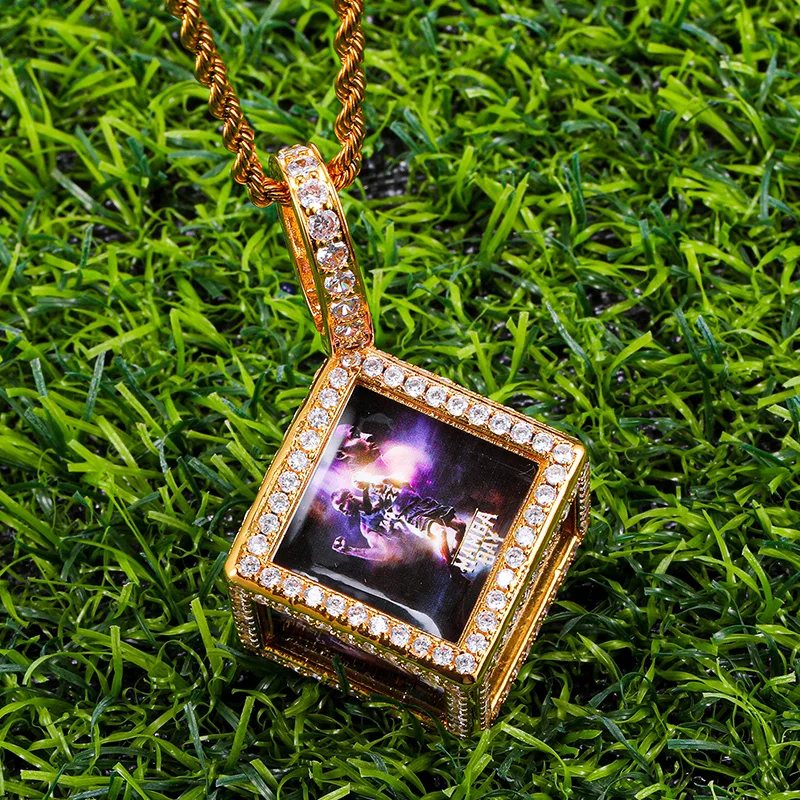 Custom Cube Photo Pendant Necklace Personalized Bling Iced Out Hip Hop Jewelry Memory 6 Sides Photo Pendant Necklace
Custom Cube Photo Pendant Necklace Personalized Bling Iced Out Hip Hop Jewelry Memory 6 Sides Photo Pendant Necklace