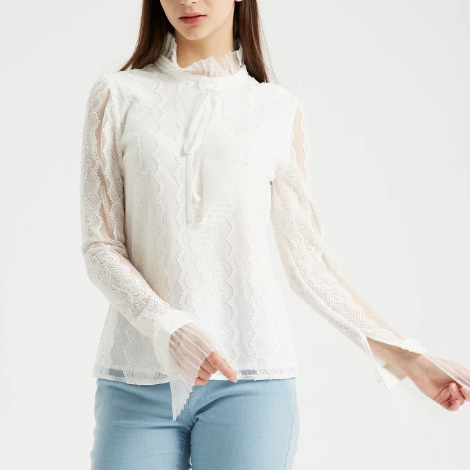 Hot Sale Fashion Loose Polyester Cotton Round Nneck Pattern Lace Ladies Sweater, White
Hot Sale Fashion Loose Polyester Cotton Round Nneck Pattern Lace Ladies Sweater, White