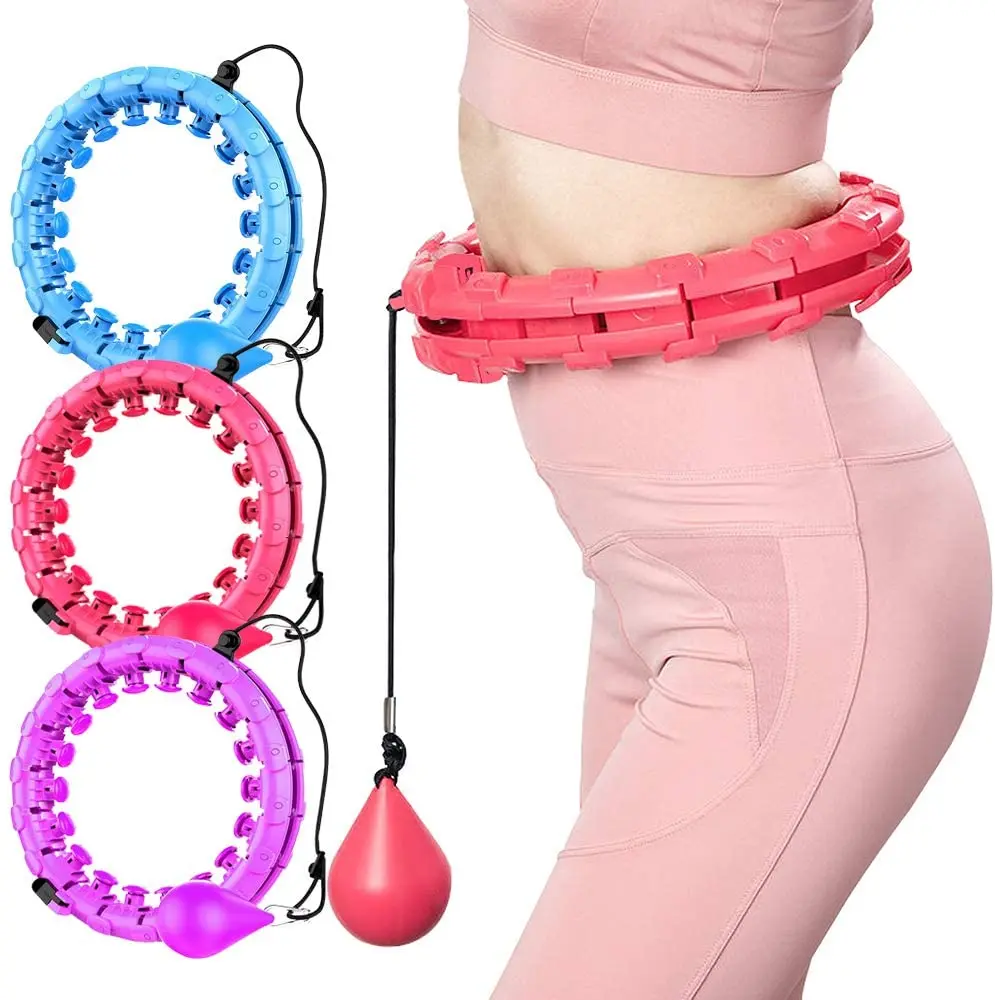 24 knots soft disassembled weighted smart hula ring hoops fitness exercise, Pink blue purple customizable
24 knots soft disassembled weighted smart hula ring hoops fitness exercise, Pink blue purple customizable