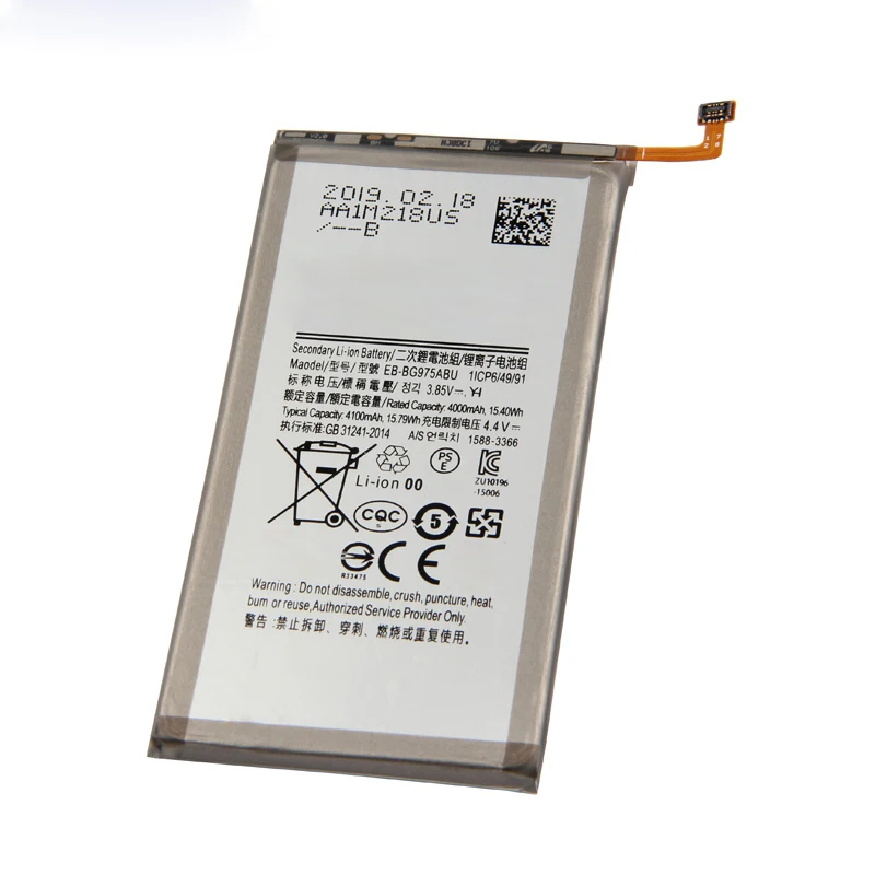 2021 Brand New for Samsung Galaxy S10 Plus S10+ S10Plus SM-G9750 G9750 Genuine Phone Battery 4100mAh
2021 Brand New for Samsung Galaxy S10 Plus S10+ S10Plus SM-G9750 G9750 Genuine Phone Battery 4100mAh