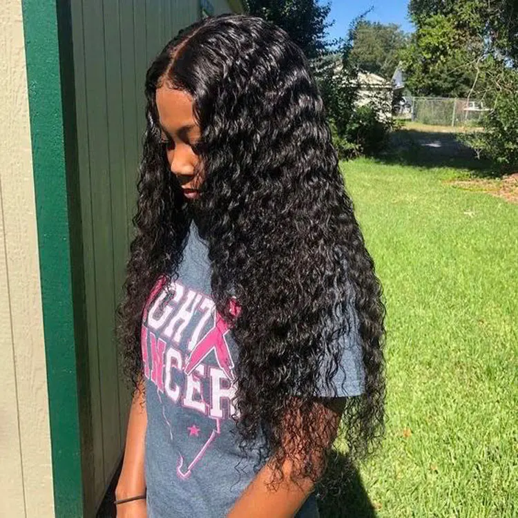 Drop Shipping Deep Wave Bundles with Closure, 100% Human Hair Weave Bundles, Virgin Brazilian Cuticle Aligned Hair
Drop Shipping Deep Wave Bundles with Closure, 100% Human Hair Weave Bundles, Virgin Brazilian Cuticle Aligned Hair