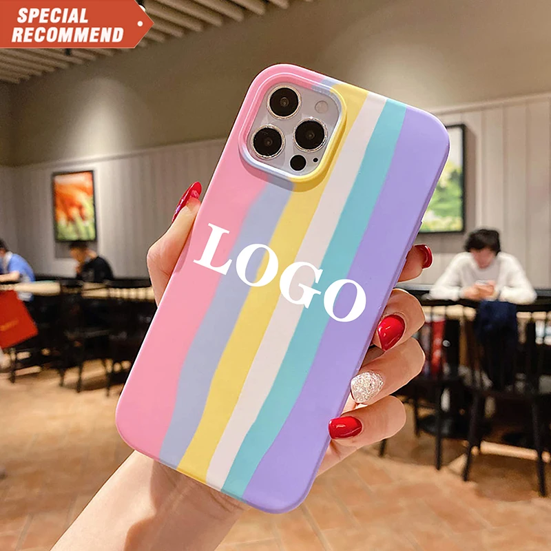 New design high quality Unique Rainbow Liquid Silicone Phone Case For Iphone 13 13 Pro Silicon Case, Customized colors
New design high quality Unique Rainbow Liquid Silicone Phone Case For Iphone 13 13 Pro Silicon Case, Customized colors